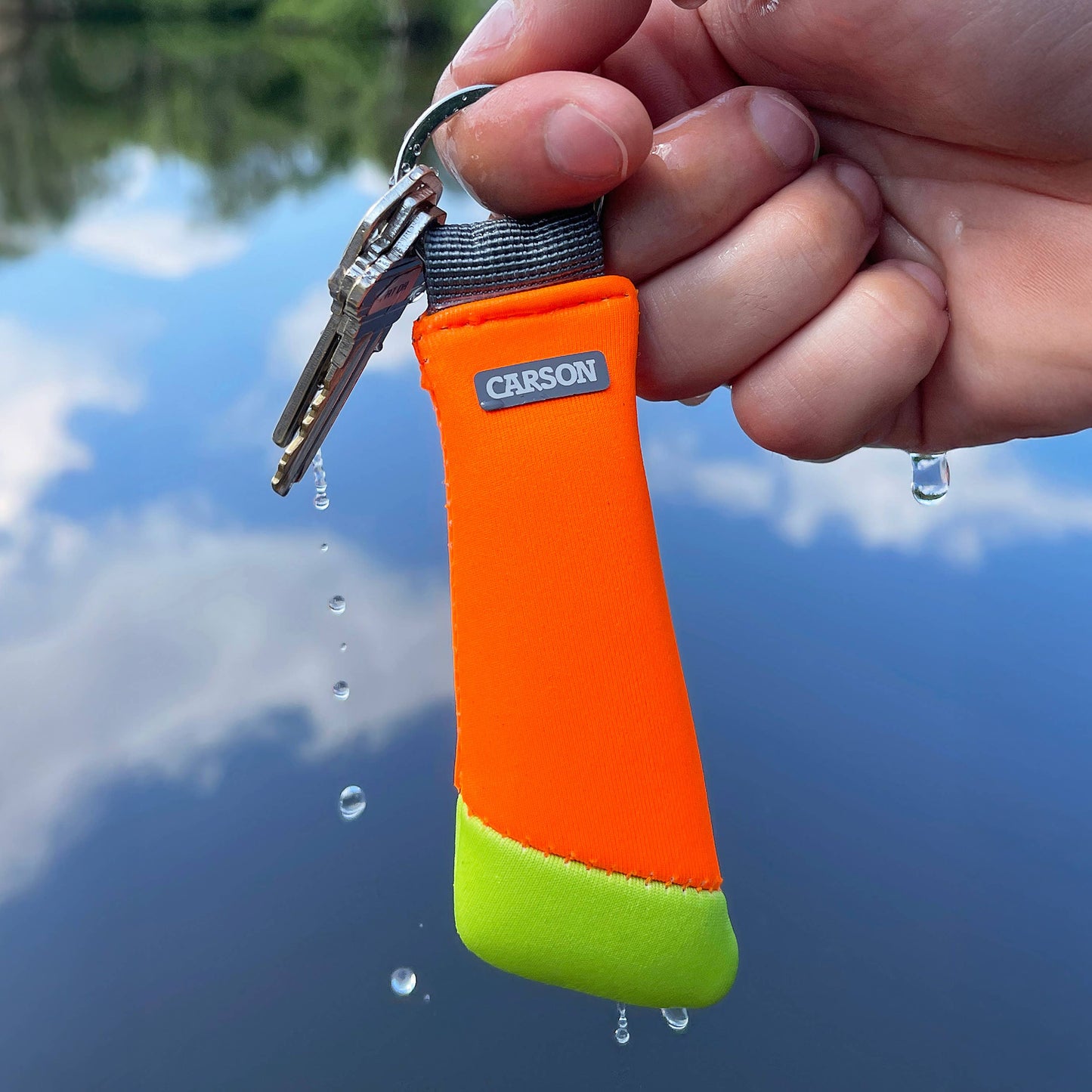 Carson - High Visibility Floating Neoprene Keychain, Assorted Colors
