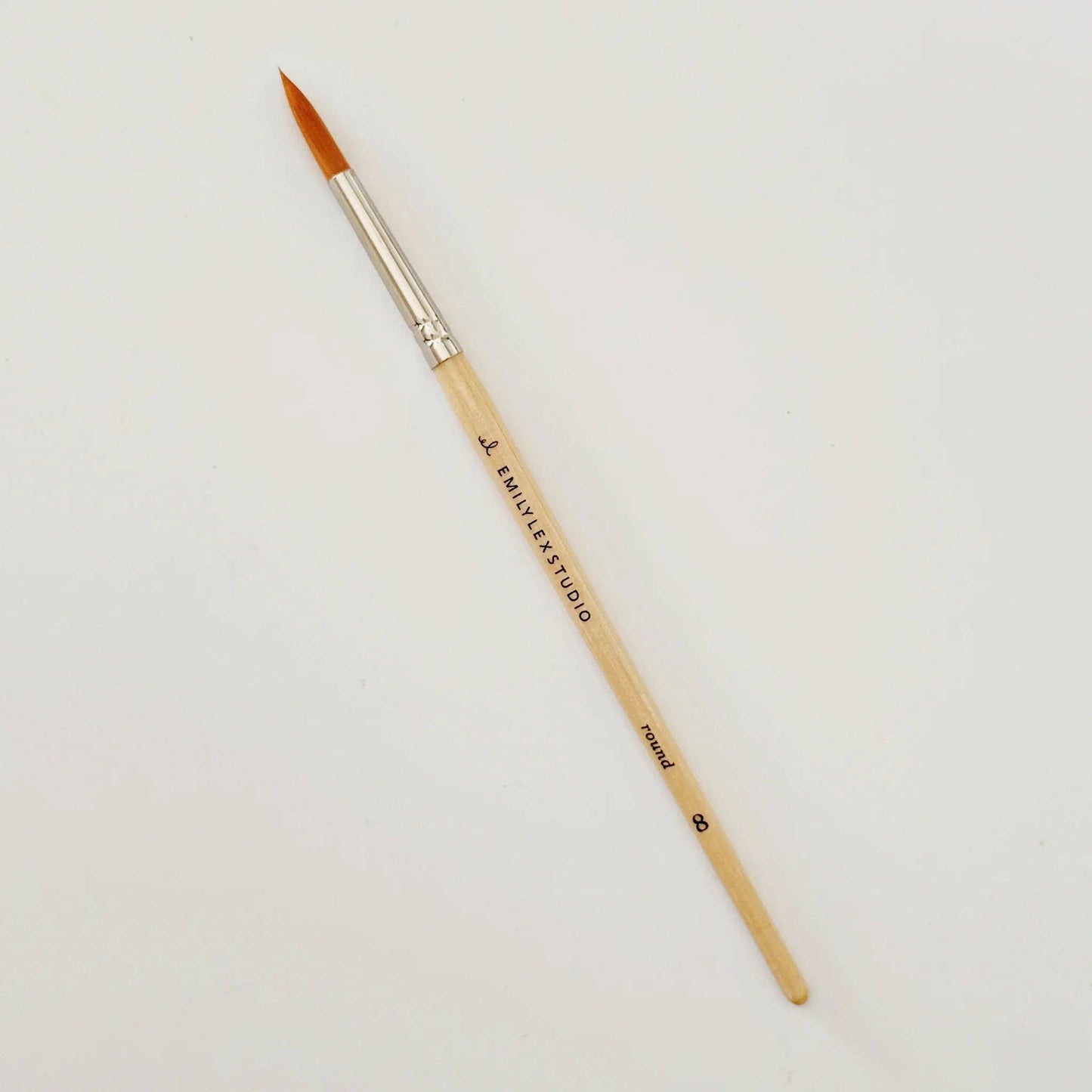 emily lex studio - Watercolor paintbrush set of five wood brushes