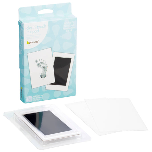 Pearhead - Baby Handprint or Footprint Clean-Touch Ink Pad Kit
