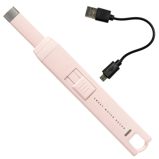 Sweet Water Decor - Pink Large Rechargeable Electric Lighter - Home Decor