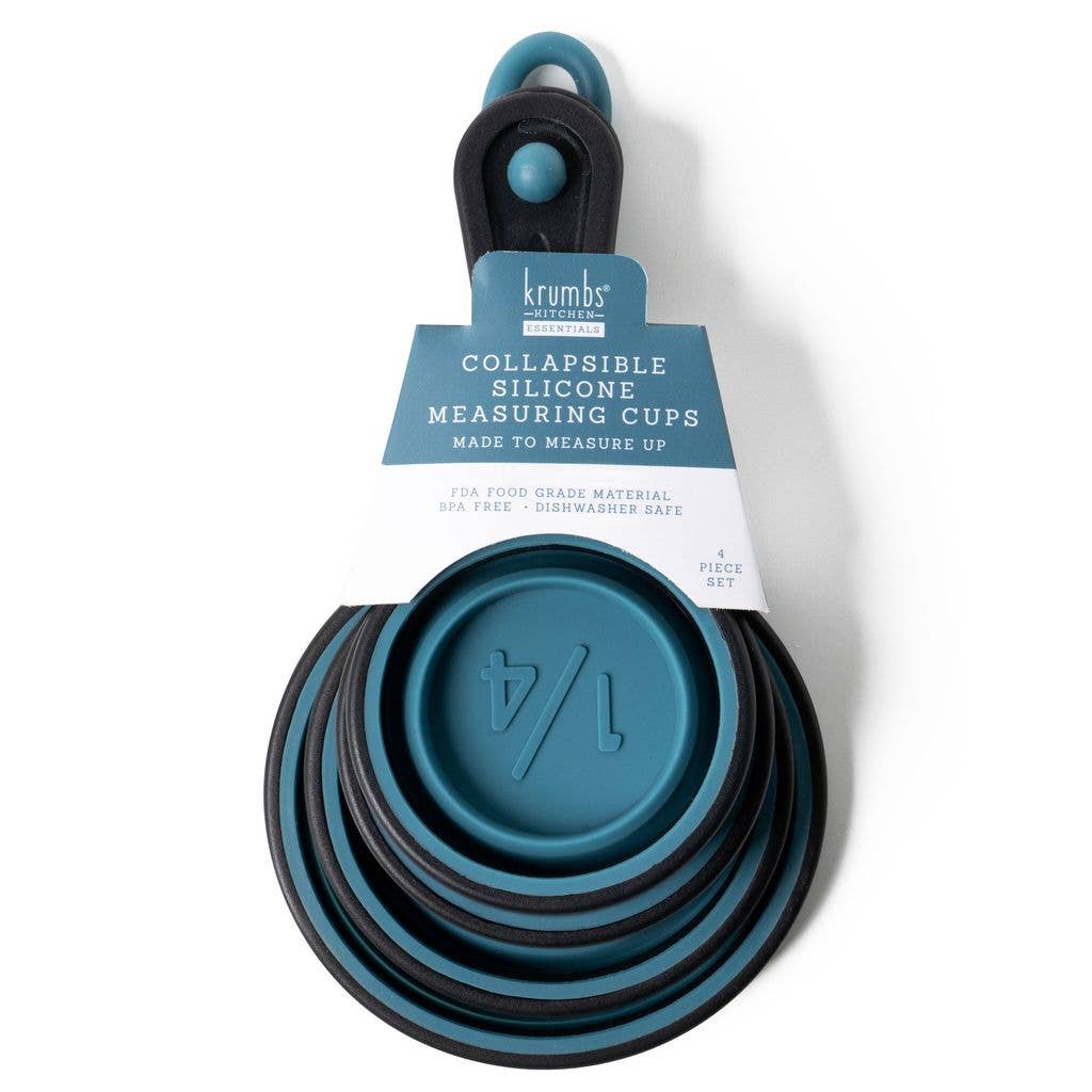 DM Merchandising - Krumbs Kitchen Silicone Collapsible Measuring Cups 4pcs Set