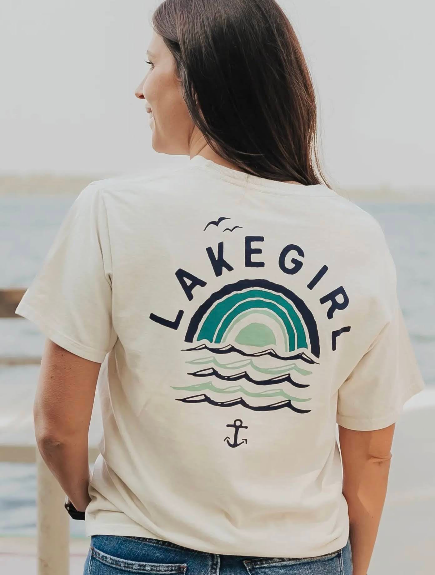 Lake Girl Ringspun Waves Tee