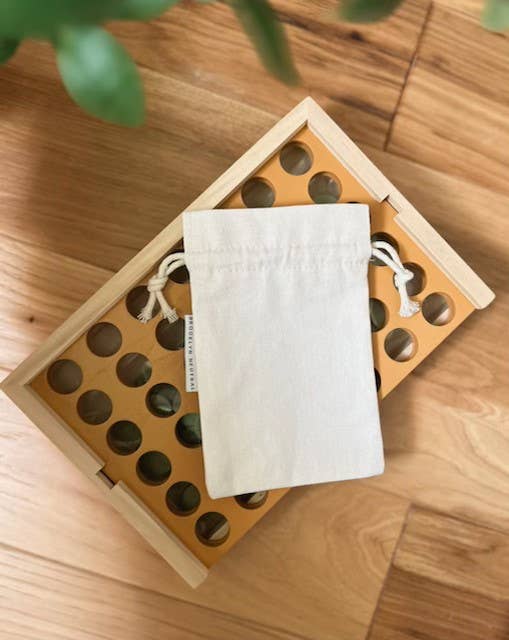 Brooklyn Neutral - Wooden Four in a Row
