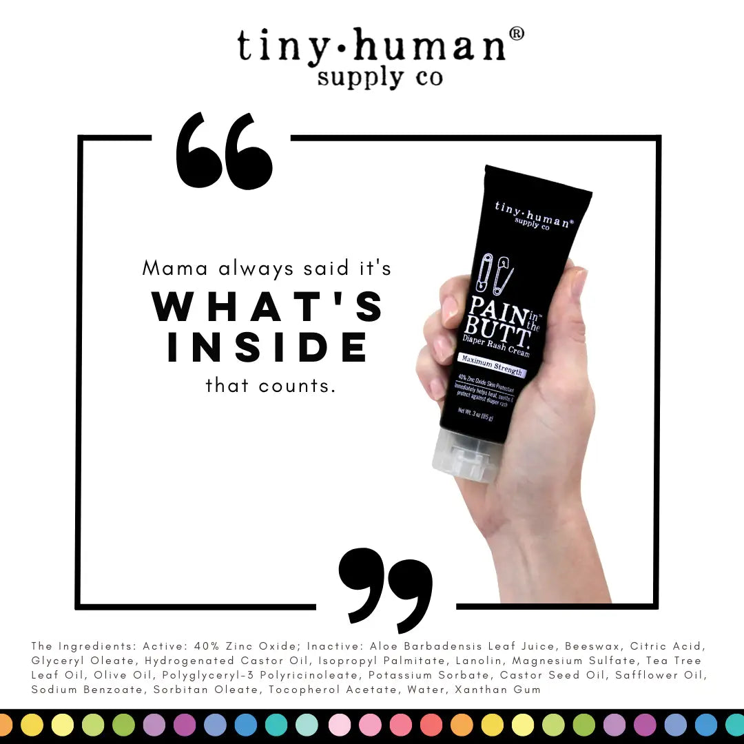 Tiny Human Supply Co. - Pain In The Butt™ MAX Diaper Rash Cream 3oz
