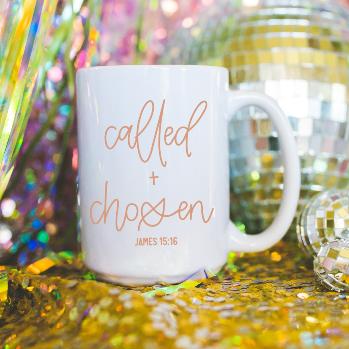 Mug and Mini - Called and Chosen mug, Christian mug, Christian gift, mug