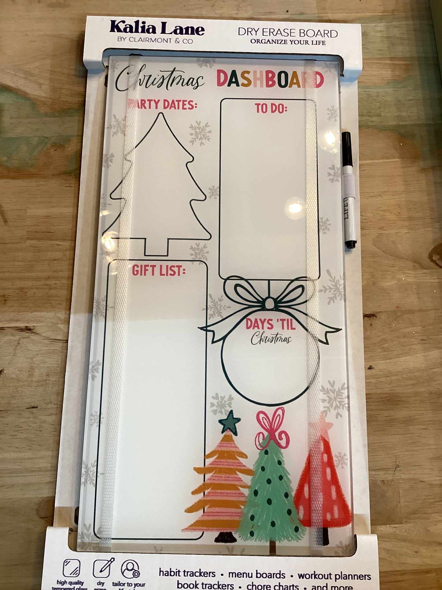 CHRISTMAS DRY ERASE BOARD