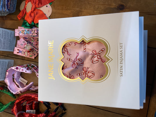 CHRISTMAS CANDY SILK PJ SET