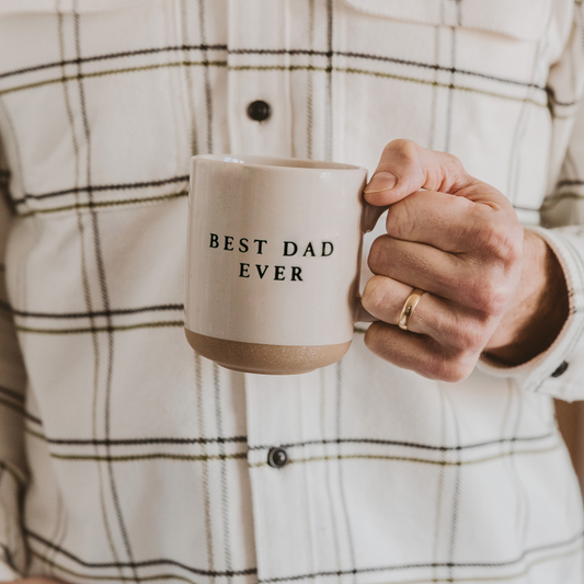 Sweet Water Decor - Best Dad Ever Stoneware Coffee Mug - Father's Day Gifts