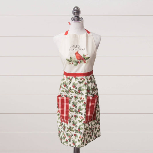 Audrey's - Apron - Cardinal and Holly (PC)