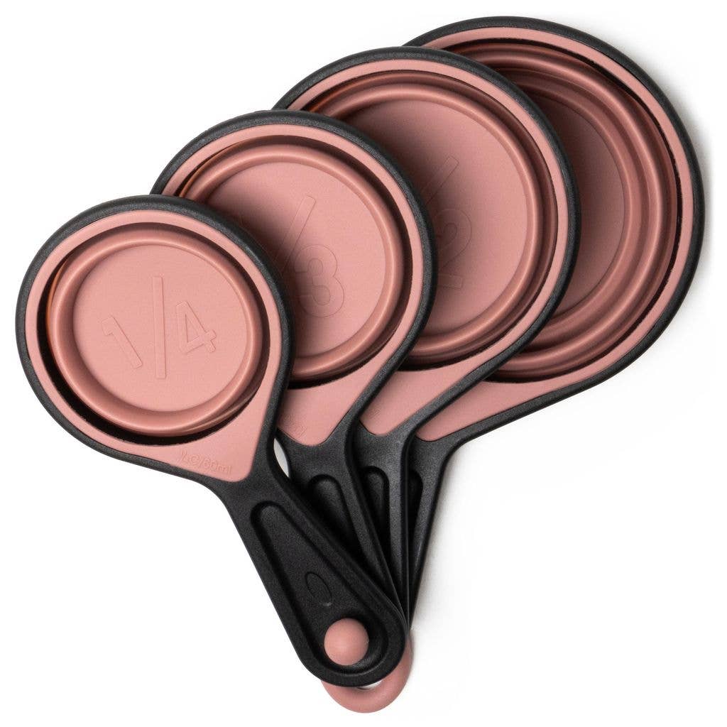 DM Merchandising - Krumbs Kitchen Silicone Collapsible Measuring Cups 4pcs Set