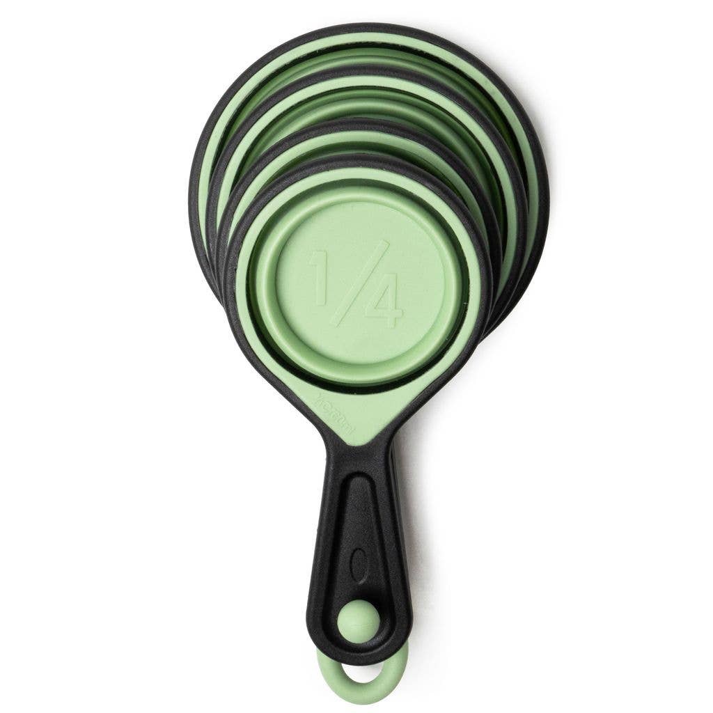 DM Merchandising - Krumbs Kitchen Silicone Collapsible Measuring Cups 4pcs Set