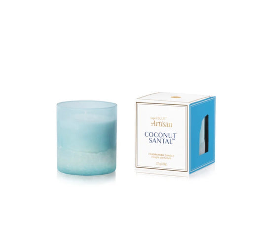 capriBLUE Artisan Coconut Santal Votive
