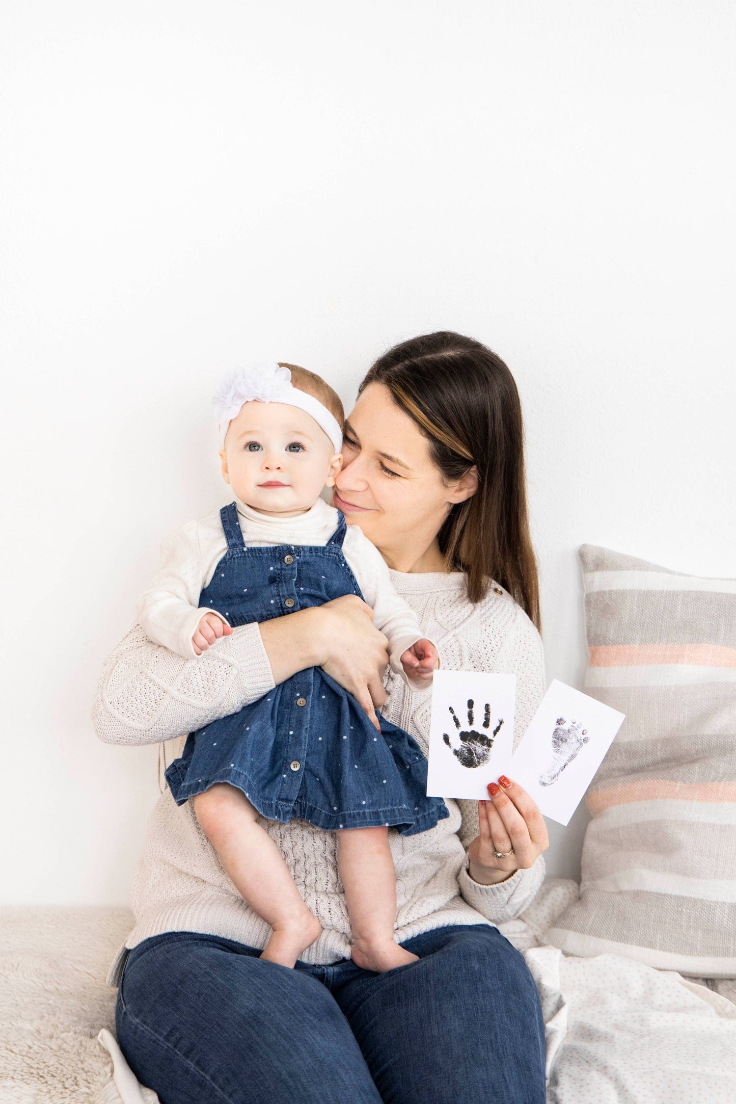 Pearhead - Baby Handprint or Footprint Clean-Touch Ink Pad Kit