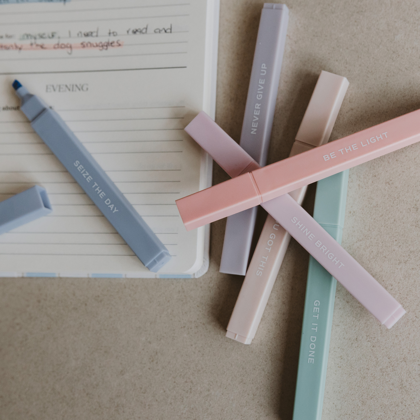 Sweet Water Decor - *NEW* Neutral Highlighter Set - Stationery Set & Decor