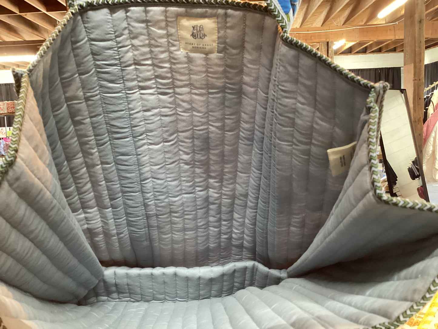 Quilted Tote Bag; by Heart of Grace