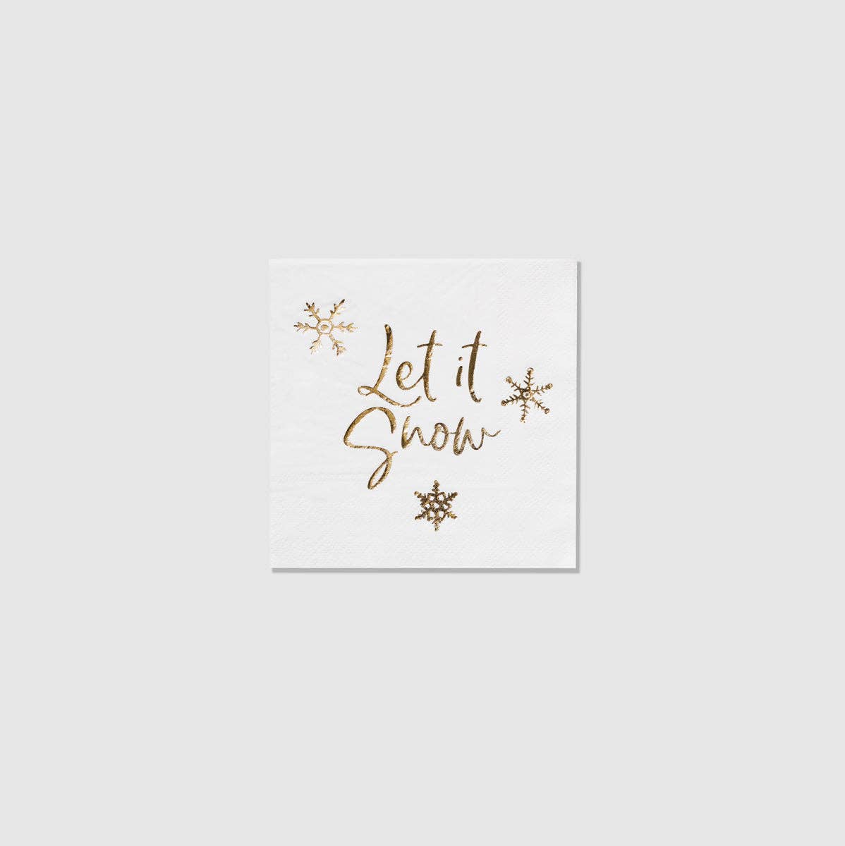 Coterie Party Supplies - Let It Snow Cocktail Napkins (25 per pack)