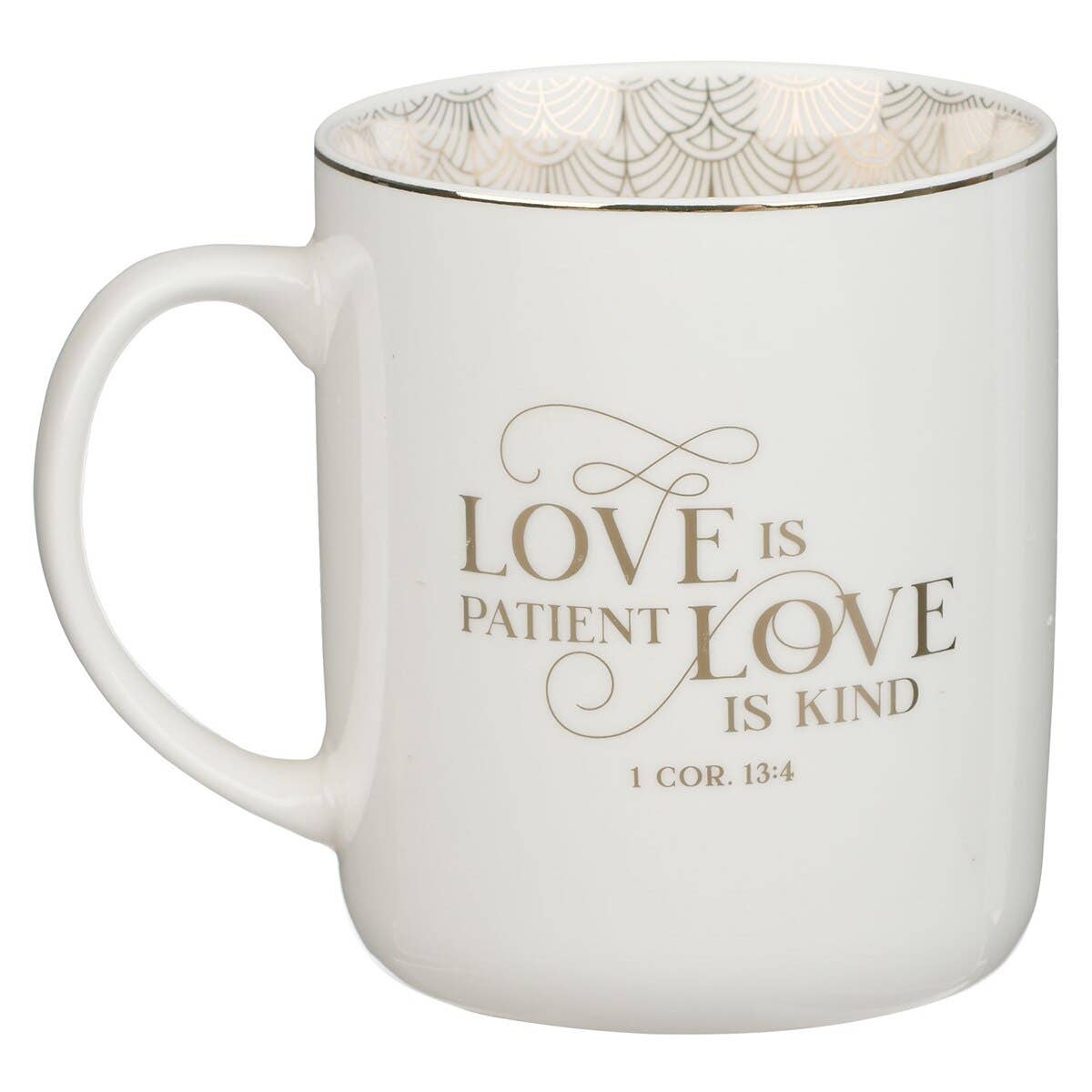 Christian Art Gifts - Mug Set 2pc Mr. & Mrs. 1 Cor. 13:4