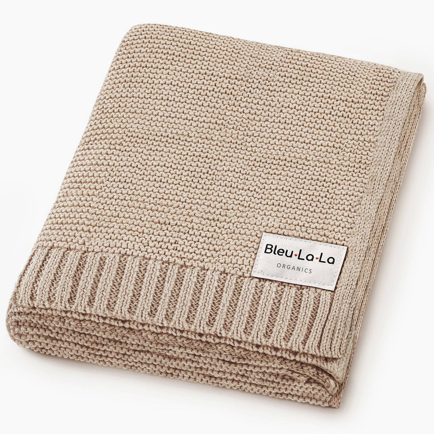 Bleu La La - 100% Organic Luxury Cotton Swaddle Receiving Baby Blanket