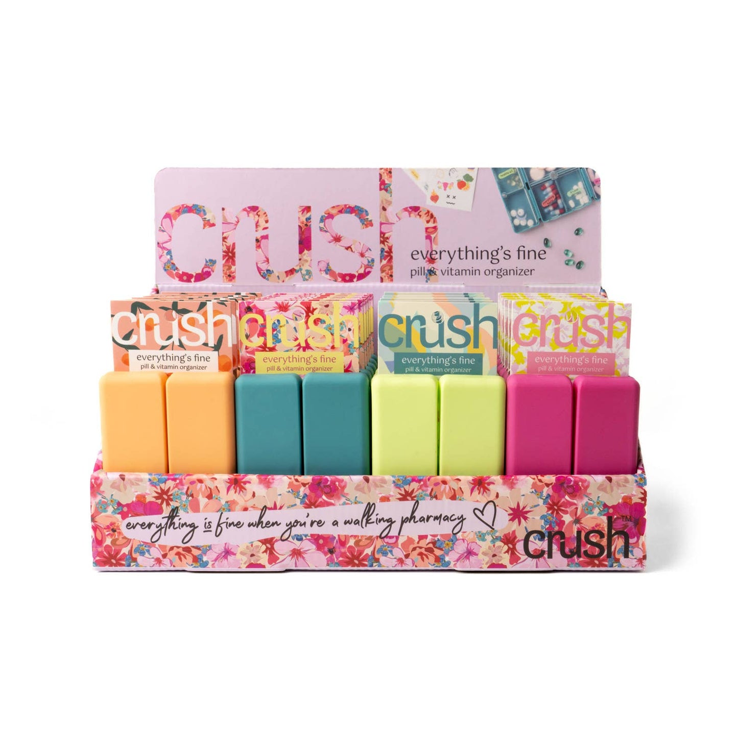 DM Merchandising - Crush Everything's Fine Pill & Vitamin Case