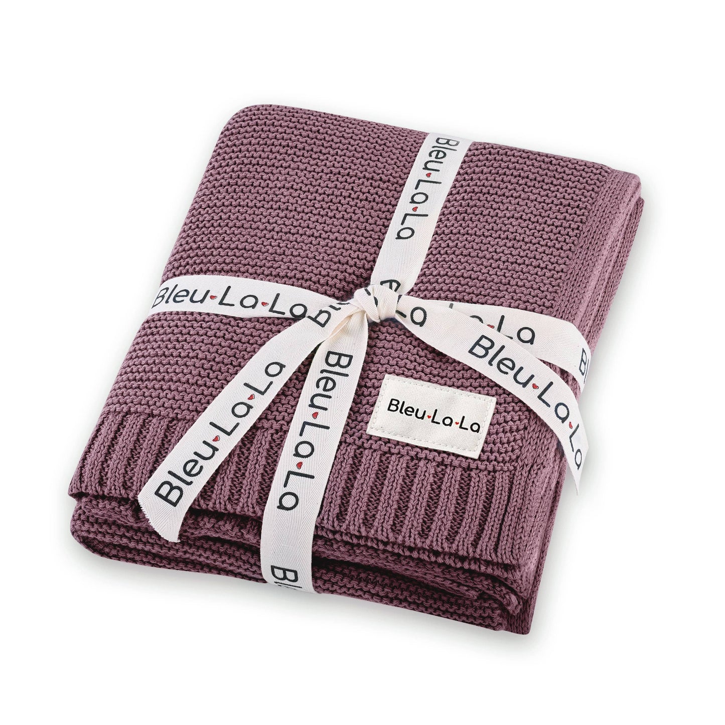 Bleu La La - 100% Organic Luxury Cotton Swaddle Receiving Baby Blanket