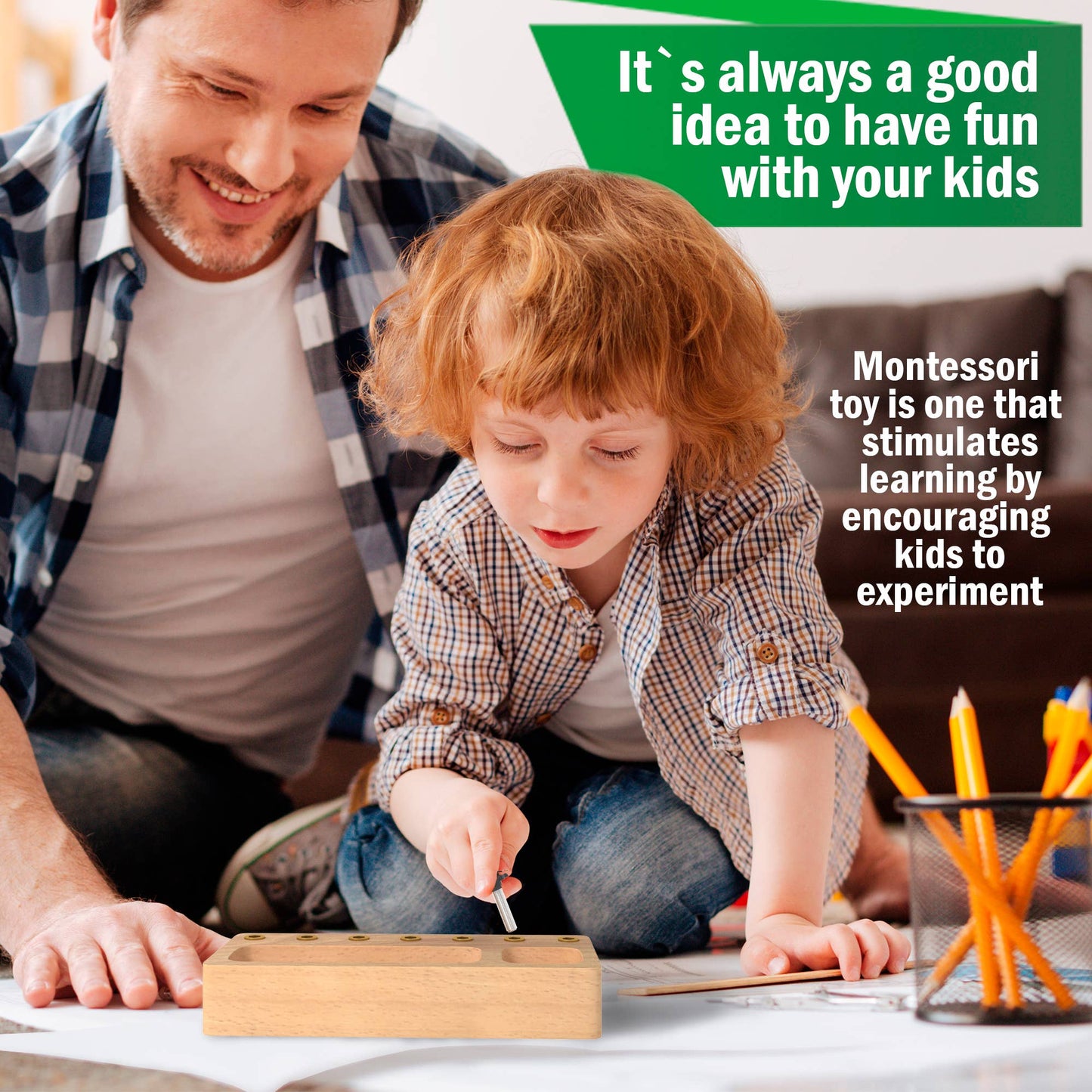 Panda Brothers - Montessori Wooden Screw Driver Set