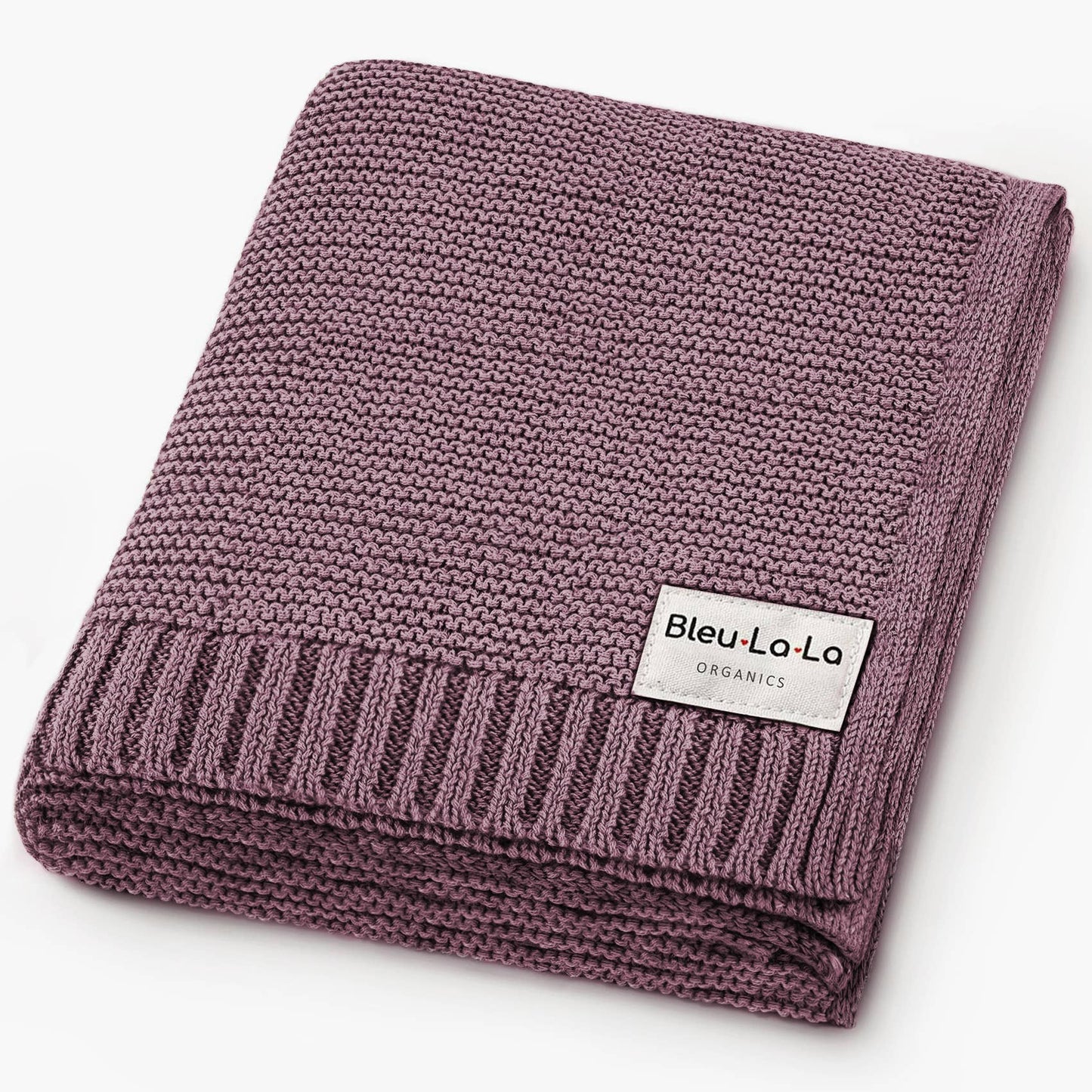 Bleu La La - 100% Organic Luxury Cotton Swaddle Receiving Baby Blanket