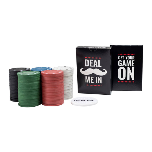 Mad Man - Men's Professional Poker in a Tin Set