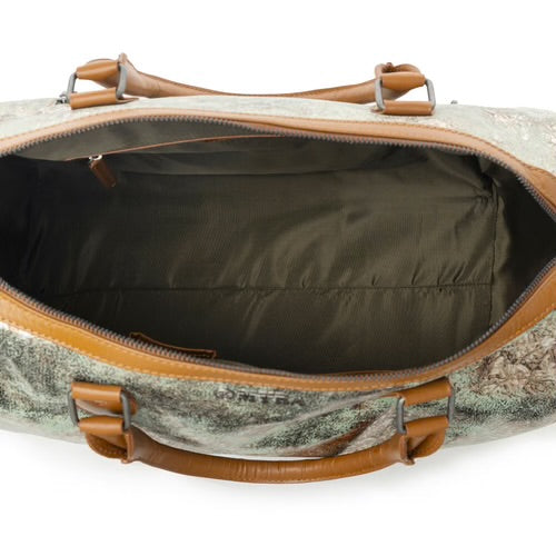 MYRA Ranger’s Echo Snake Print Leather Duffle Bag
