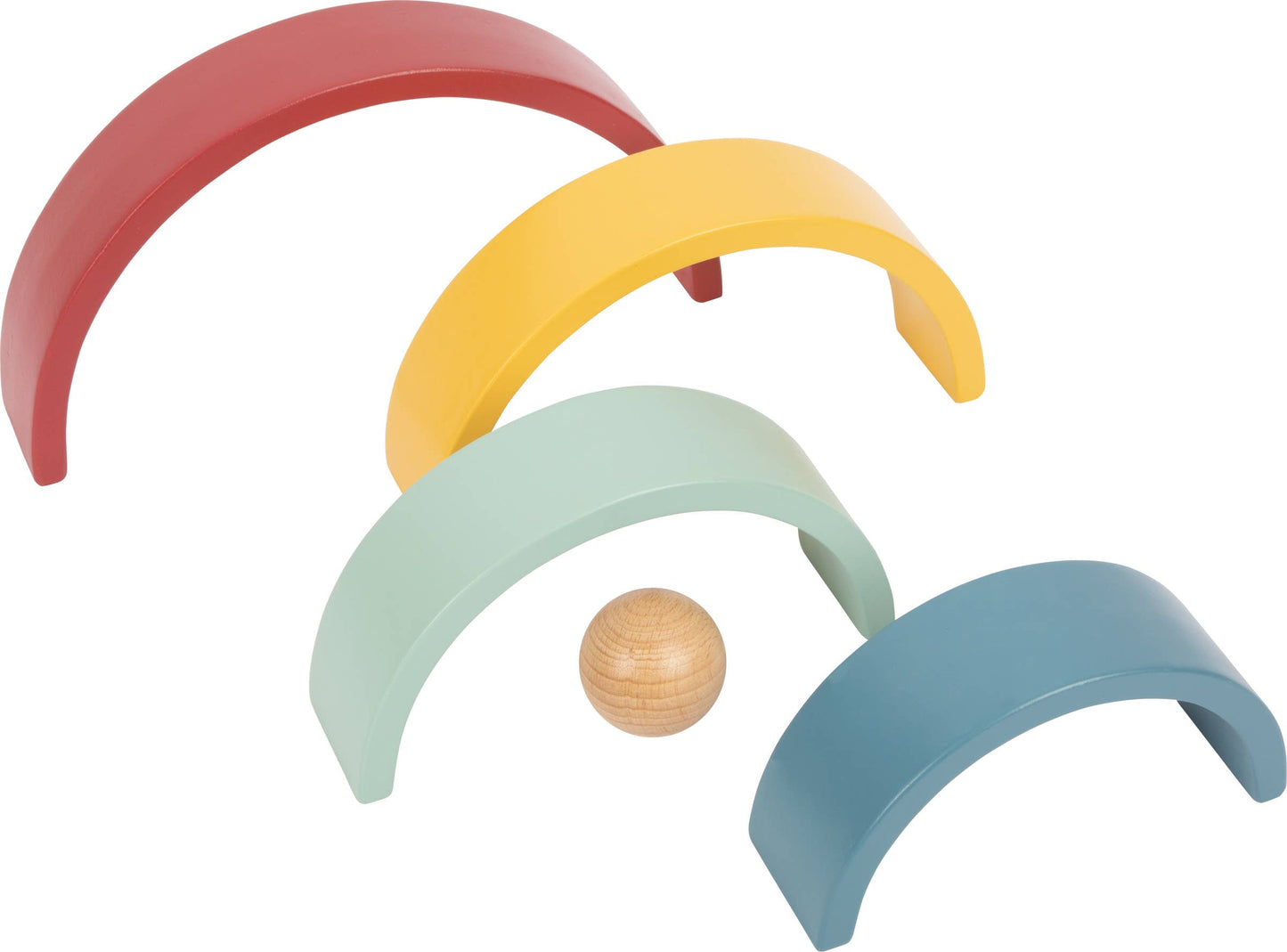 Hauck Toys - Small Foot Rainbow Building Blocks- Boutique