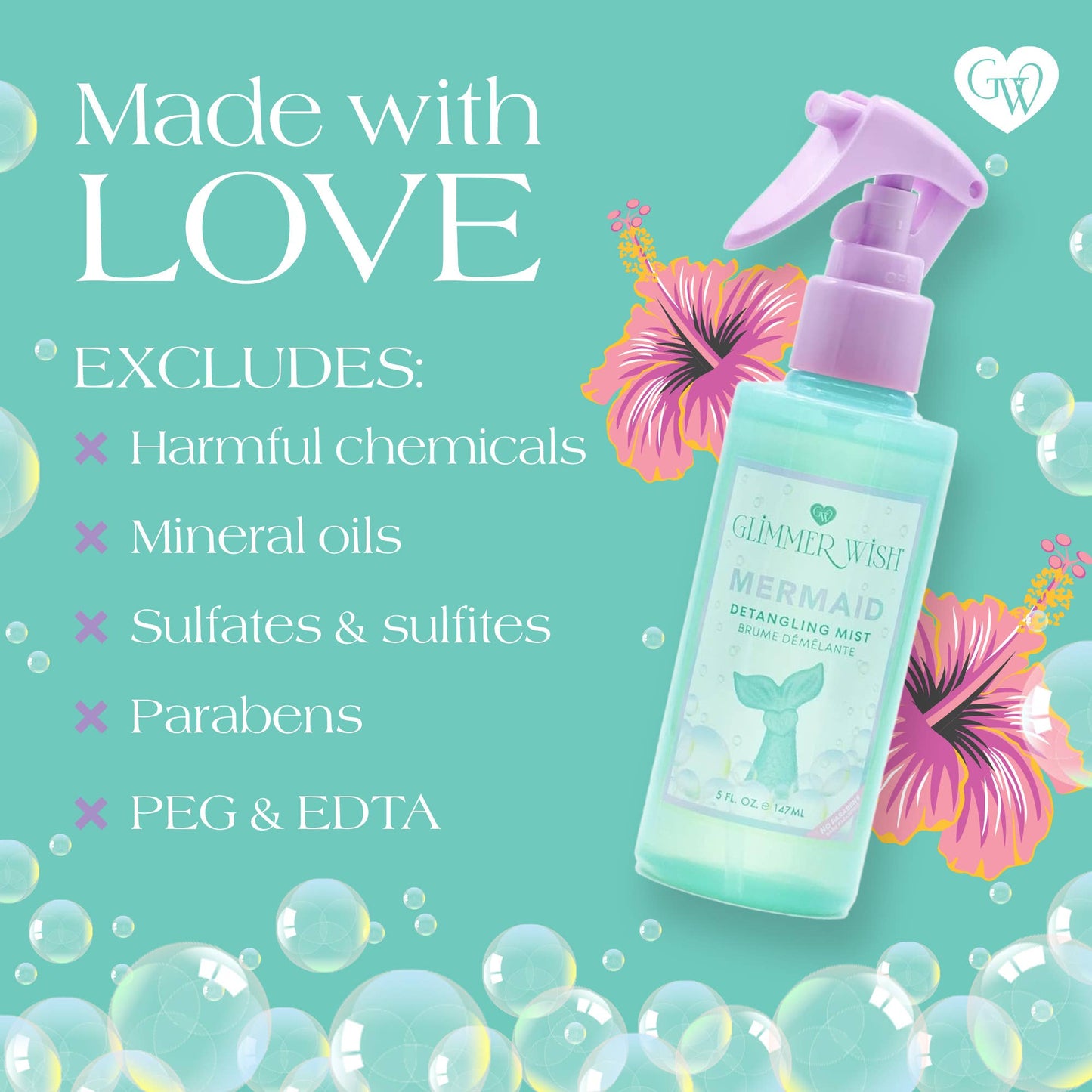 Glimmer Wish - Mermaid Hair Detangling Mist