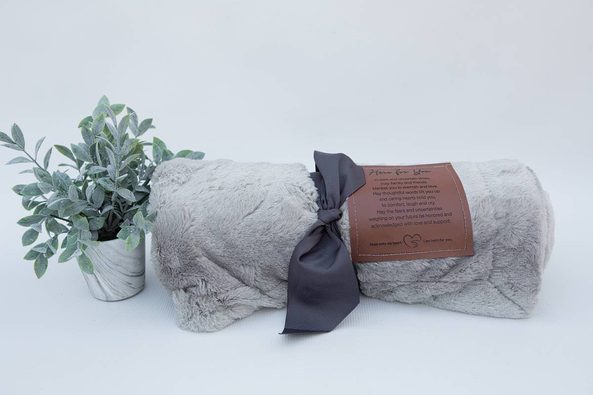 Softly Said  Blanket: Here For You, Encouragement Gift 8020