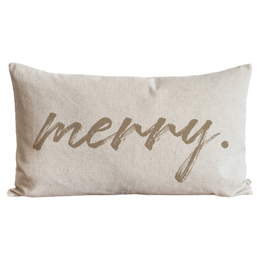Porter Lane Home - Merry. Pillow Cover