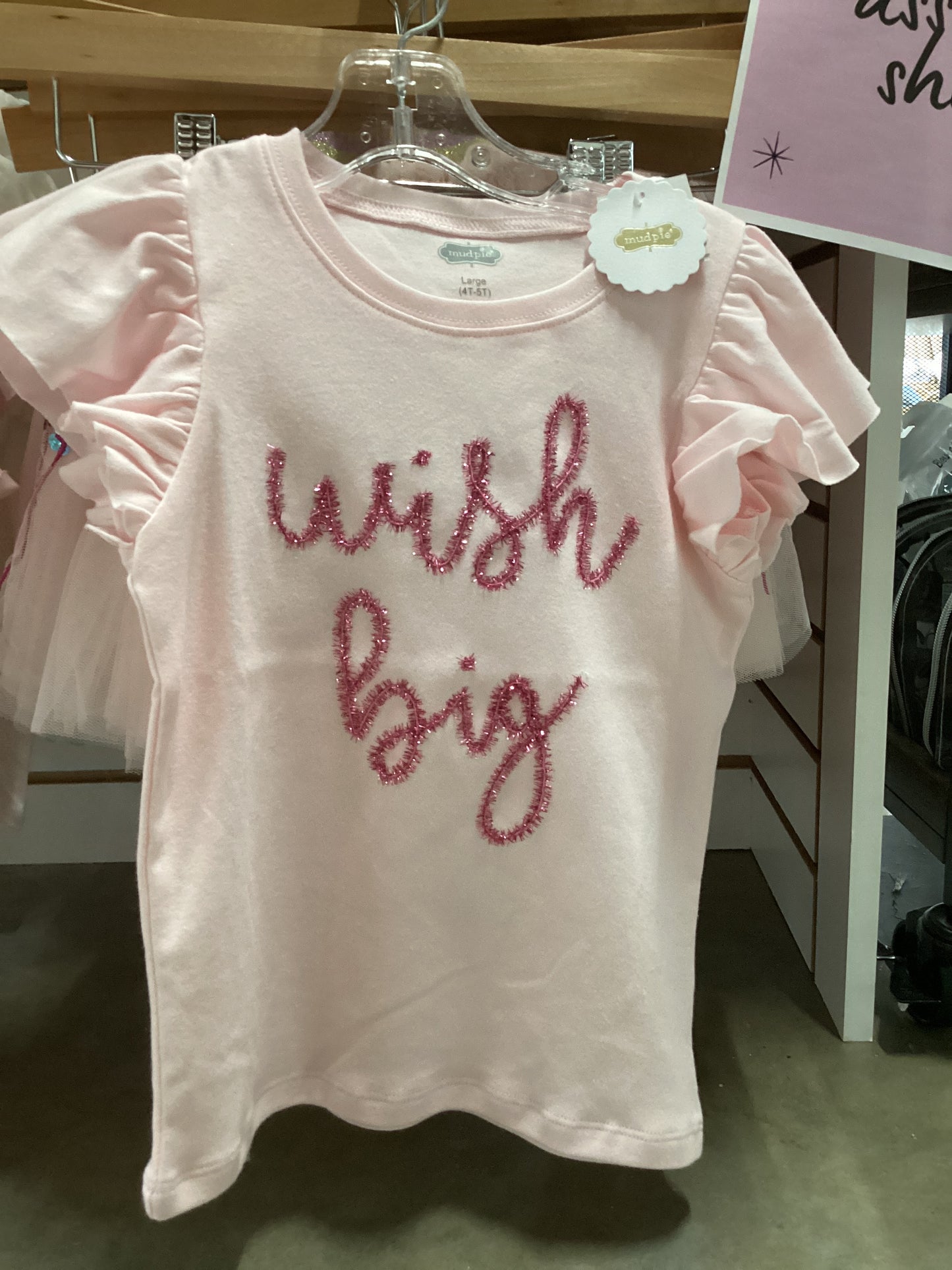 WISH BIG GIRL BIRTHDAY TEES