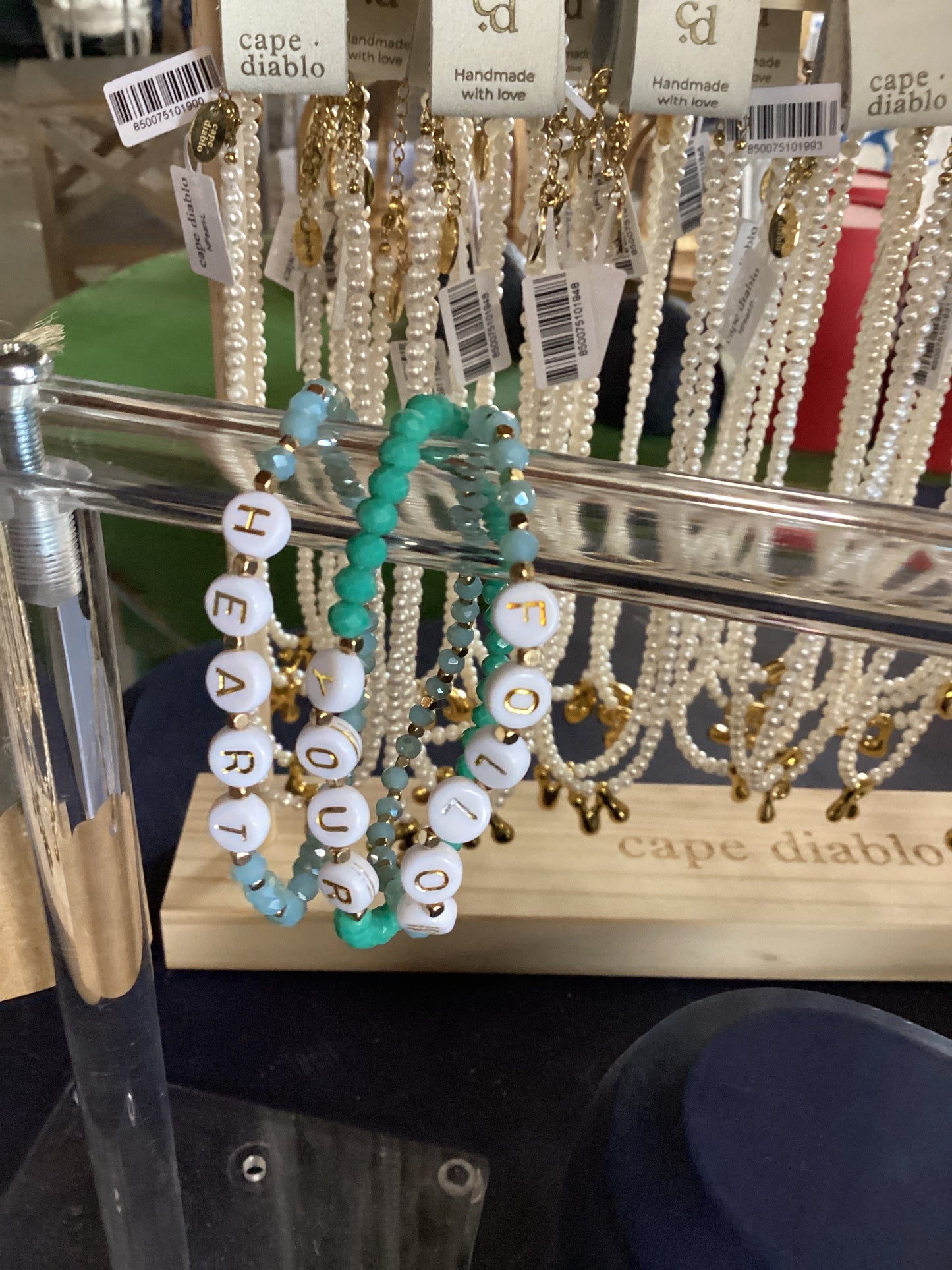 Follow your heart bracelet set