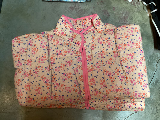 DAINTY FLORAL LIGHTWEIGHT QUILTED JACKET