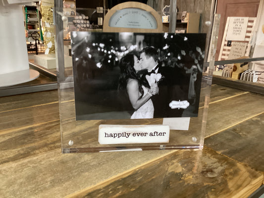 Acrylic Happily Ever After Frame