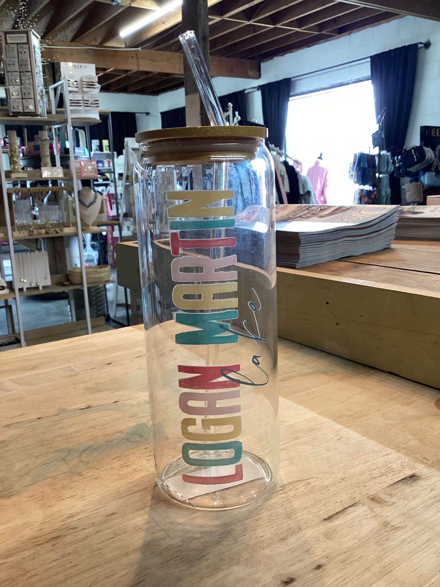 Clairmont & Co 24oz Cold Brew Logan Martin glass