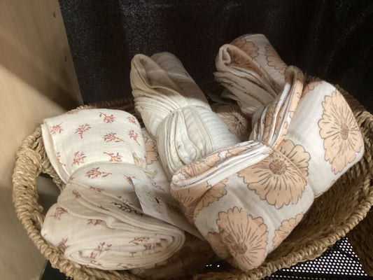 Petite Evelina Muslin Swaddles