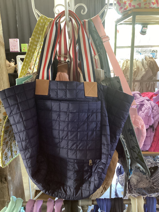 Ezra Travel Tote- Navy