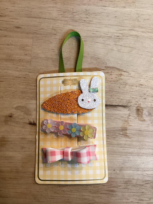 Yellow Easter hair clips