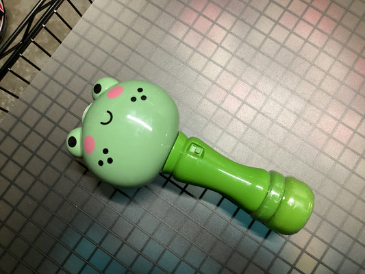 FROG HANDHELD BUBBLE MAKER