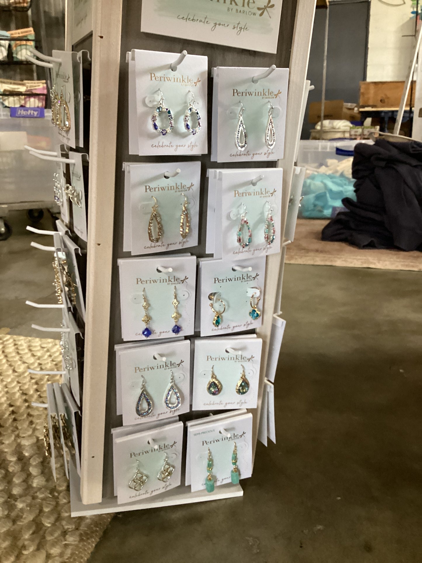 Periwinkle earrings