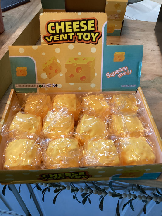 Cheese vent toy