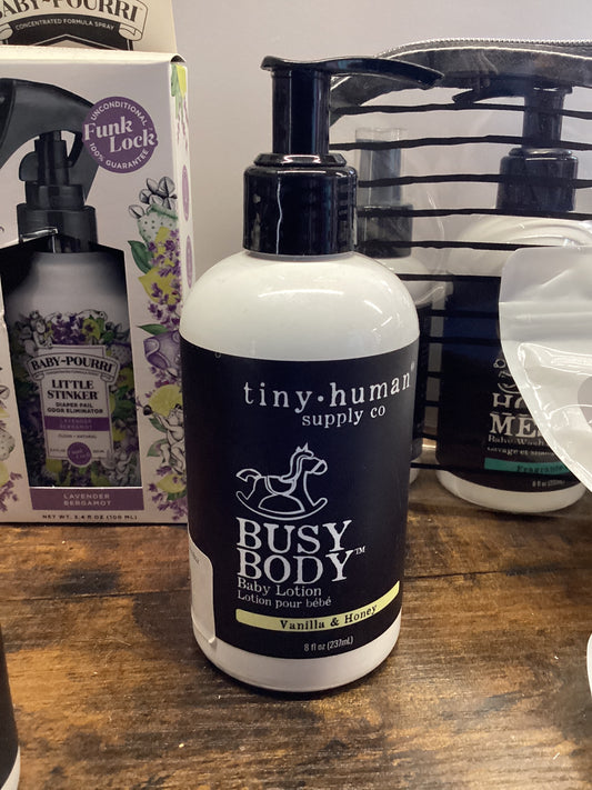 Tiny human/busy body/baby lotion/8oz