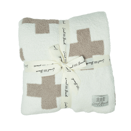 Local Beach - Cross Luxe Home Blanket