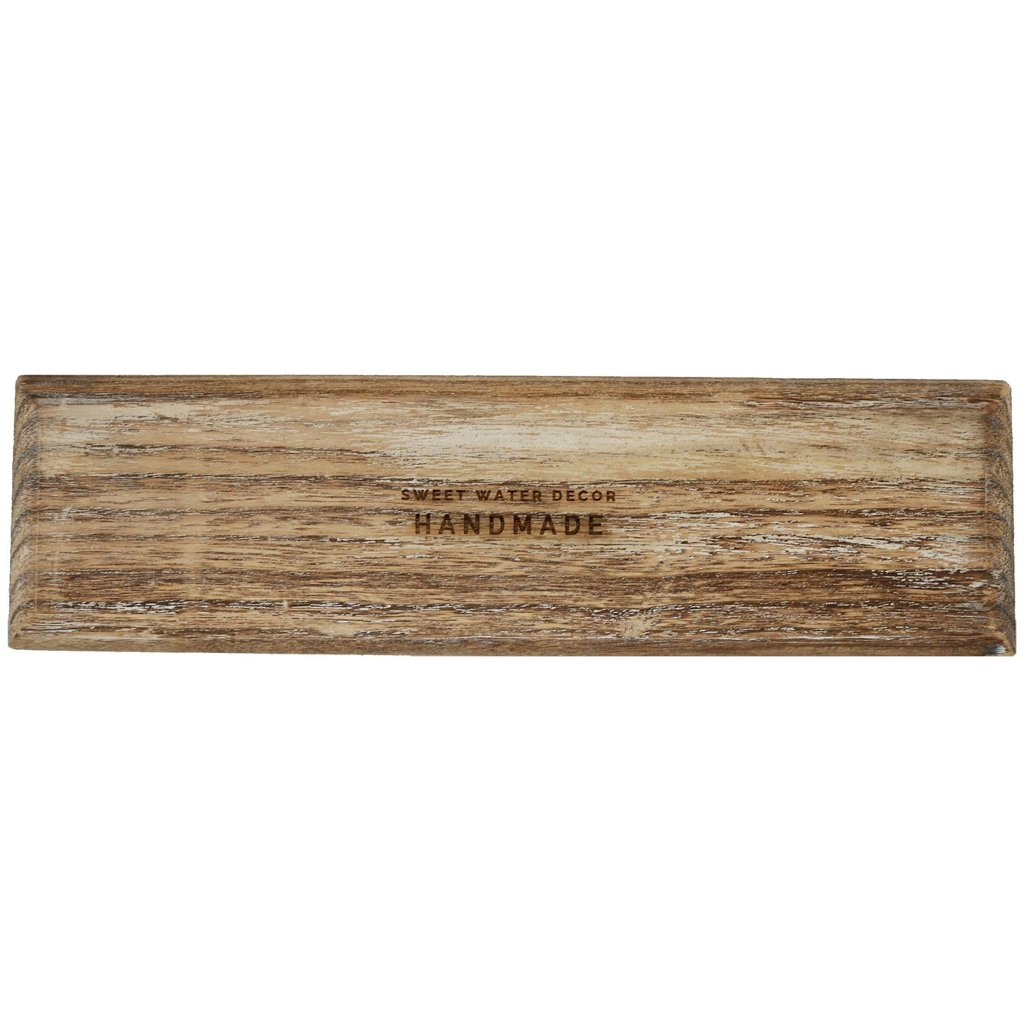 Sweet Water Decor - Rectangular Rustic Wood Decorative Tray - Home Decor & Gifts