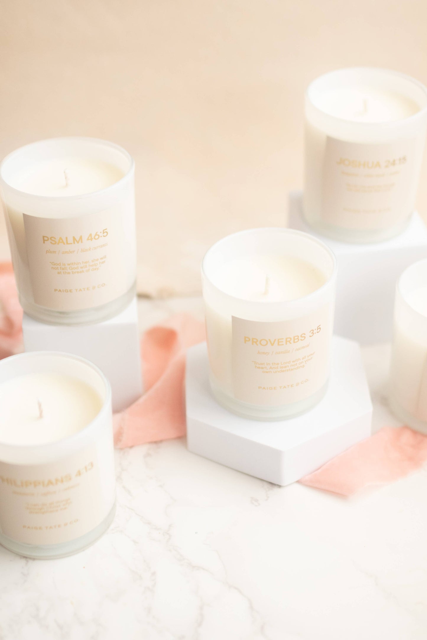 Paige Tate Christian Gifts - Scripture Candle: Philippians 4:13