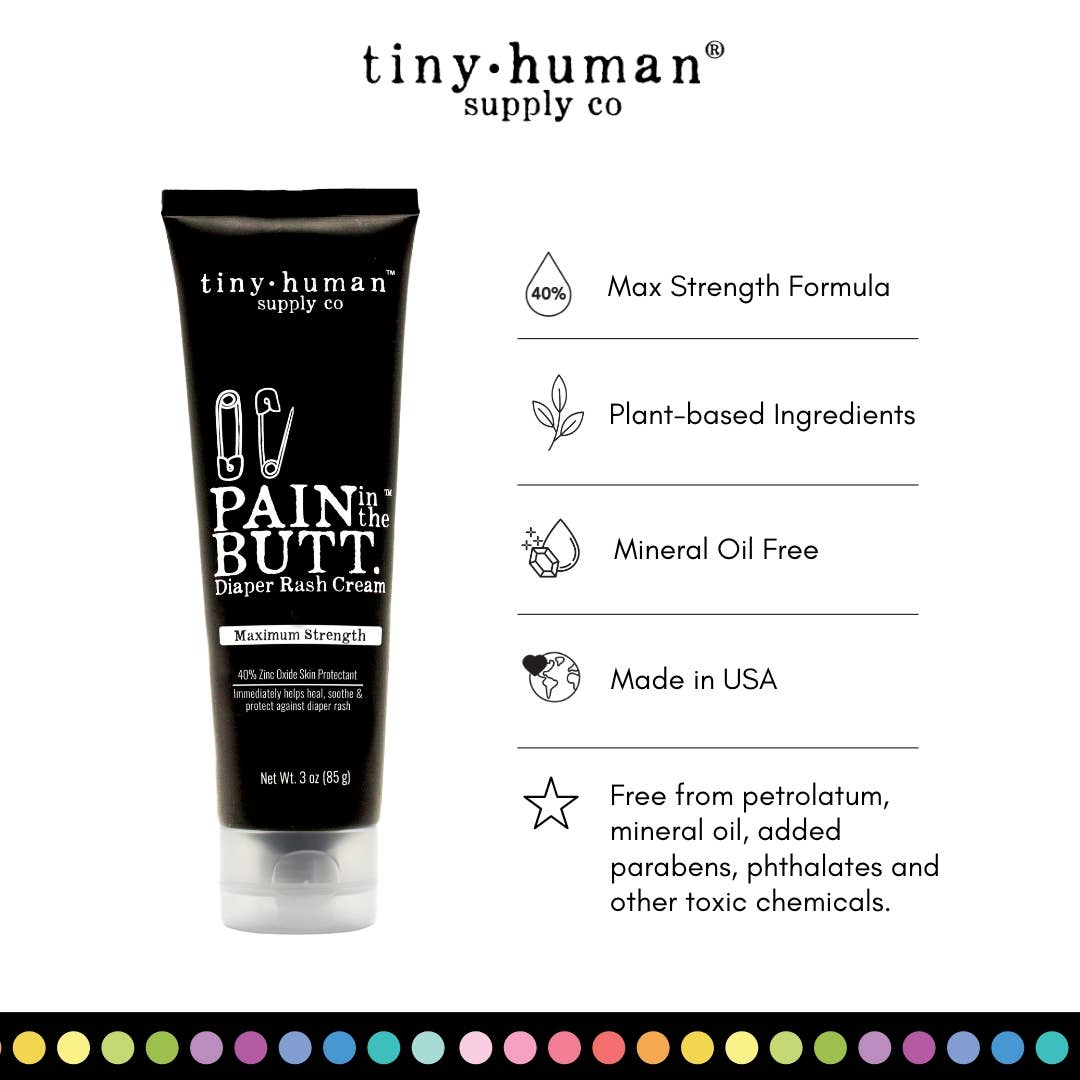 Tiny Human Supply Co. - Pain In The Butt™ MAX Diaper Rash Cream 3oz