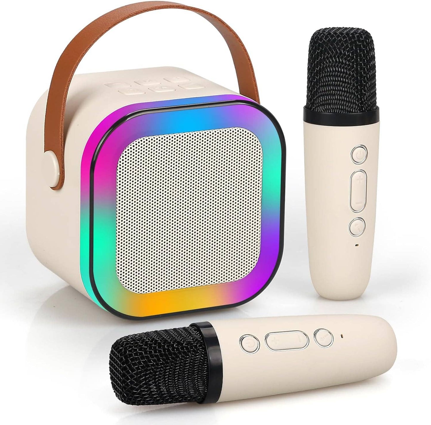 Funky Rico Inc - Karaoke Set- LED - Beige