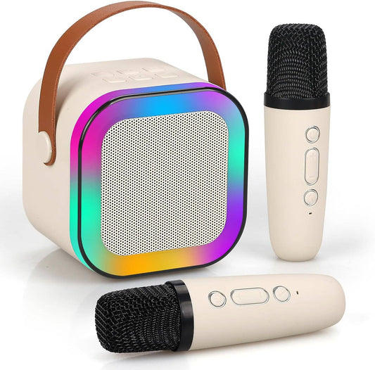 Funky Rico Inc - Karaoke Set- LED - Beige